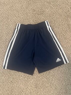 Navy Blue Youth Adidas Shorts Size 7